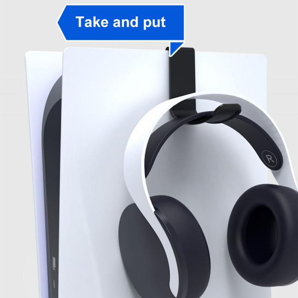IPEGA PG-P5022 2Pcs Wall Mount Holder Bracket Hanger Storage Stand for PS5 Console Controller Headset Support IPEGA PG-P5022 2Pcs Wall Mount Holder Bracket Hanger Storage Stand for PS5 Console Controller Headset Support